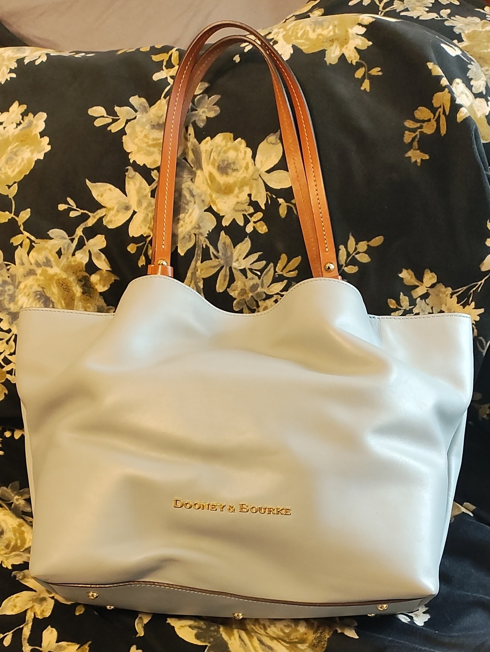 Dooney & Bourke City Flynn Tote Light Ice Blue